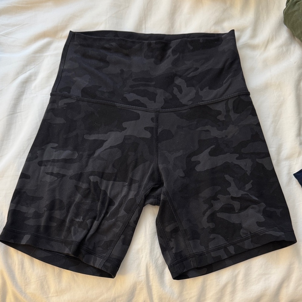 Lululemon Align Camo Biker Shorts